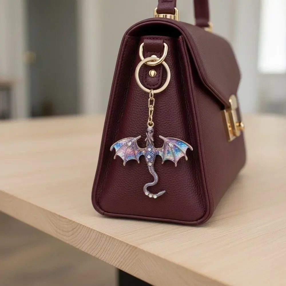 Fantasy Western Dragon Keychain